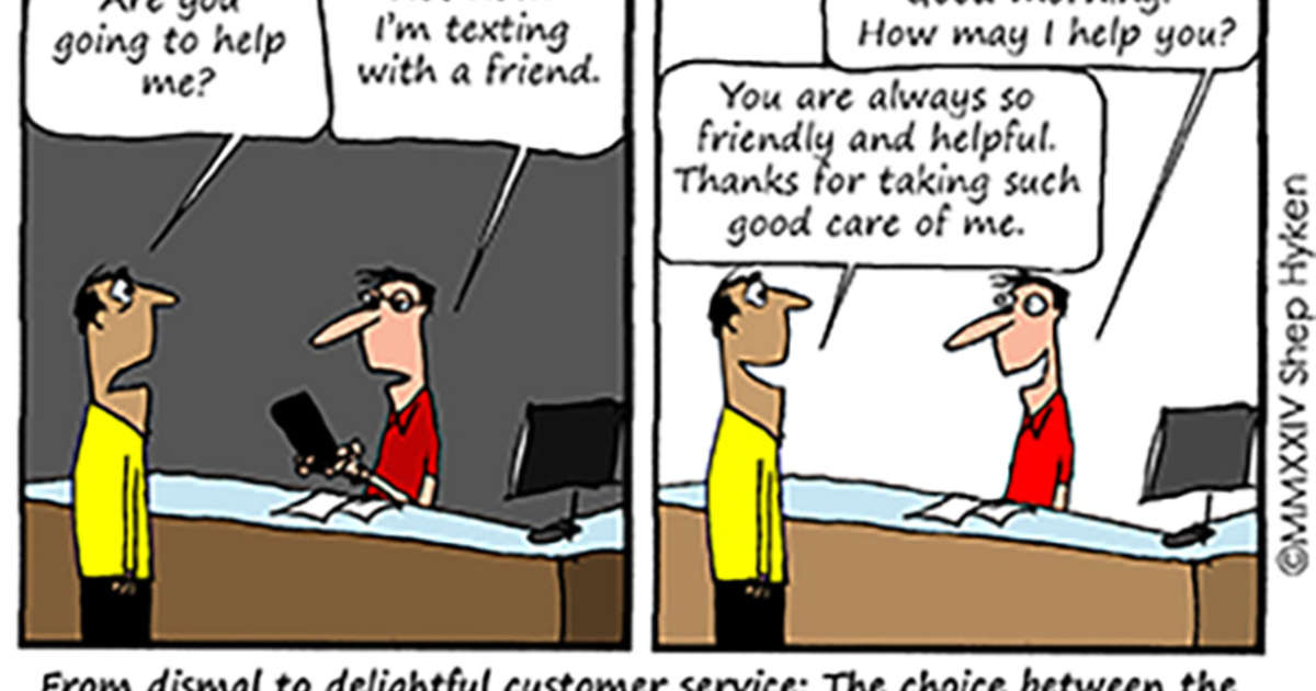 Two Sides of Customer Service: The Dark Side and the Shep Side