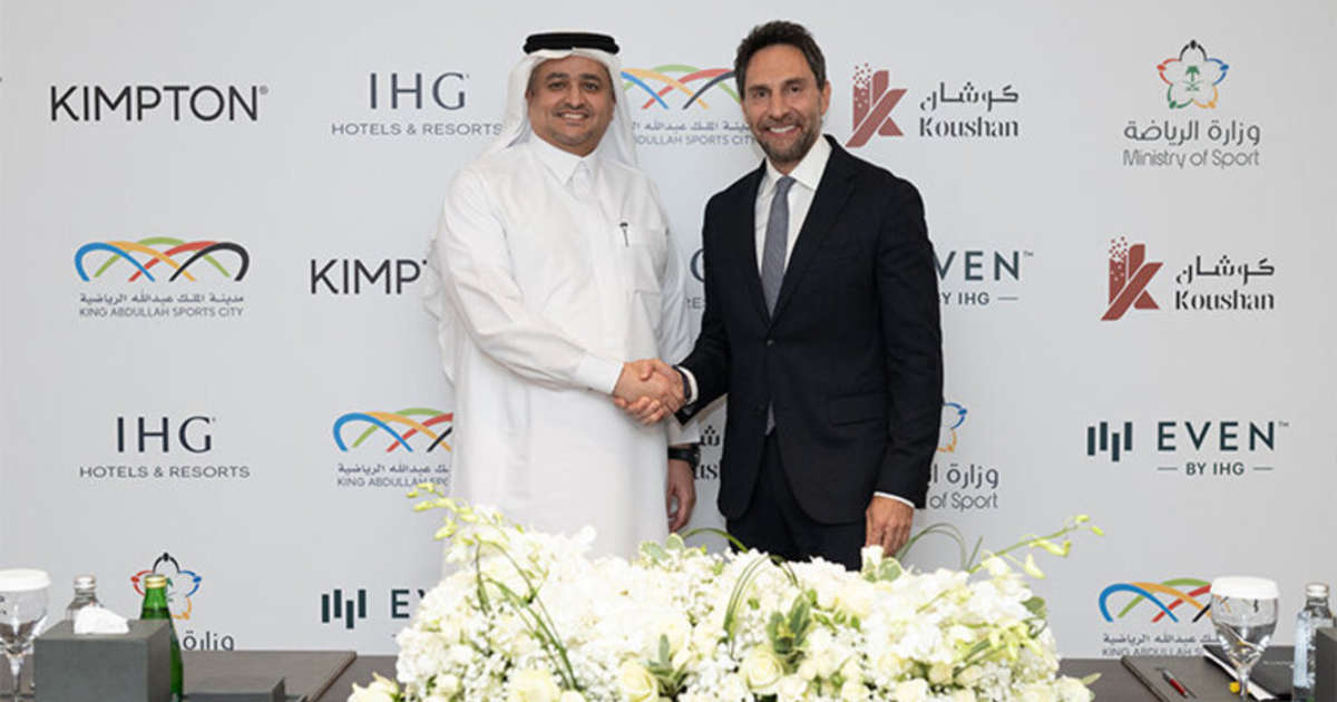 IHG signs dual-brand deal to bring the first Kimpton and EVEN Hotels to Jeddah’s King Abdullah Sports City