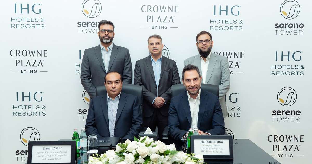 IHG Hotels & Resorts inks deal to bring its premium brand, Crowne Plaza to the historic city of Multan, Pakistan