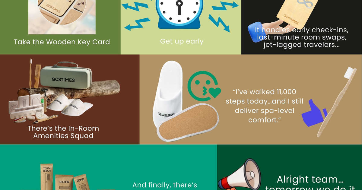 When Your Sustainable Products Start Acting Like Hotel Staff…