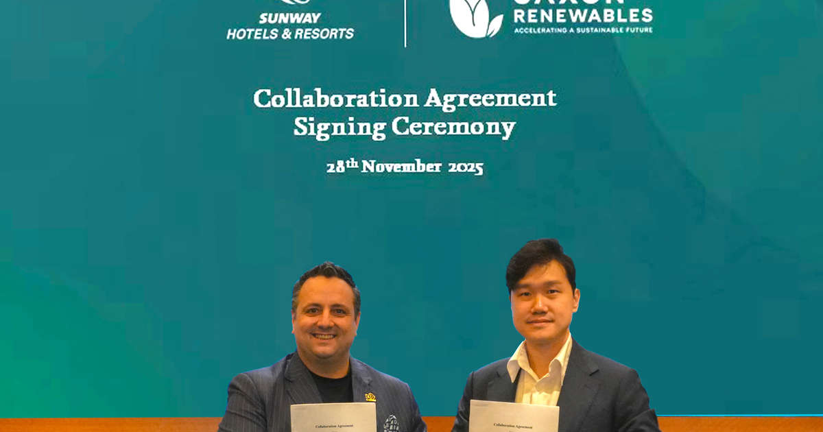 Sunway Hotels & Resorts Partners with Saxon Renewables to Let Guests Take Control of their Carbon Emissions