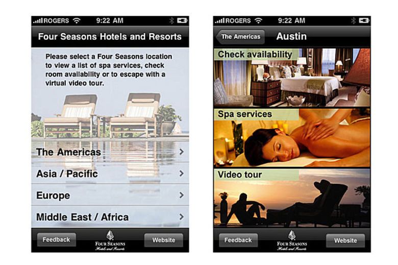 Four Seasons Launches New Application on App Store