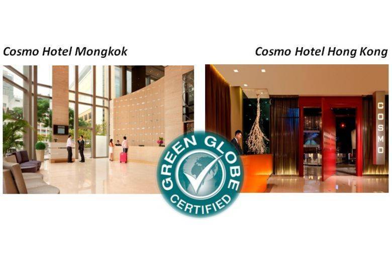 Cosmo Hotel Hong Kong and Cosmo Hotel Mongkok Proudly Certified