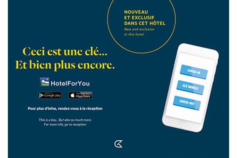 Louvre Hotels Group is the 1st hotel group to enable its clients to open their 1- to 5-star rooms with their smartphones