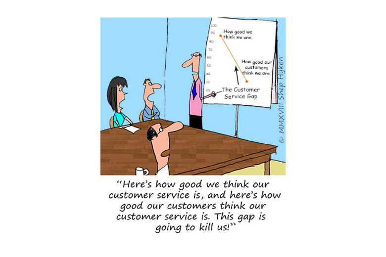 The Customer Service Gap By Shep Hyken Hospitality Net