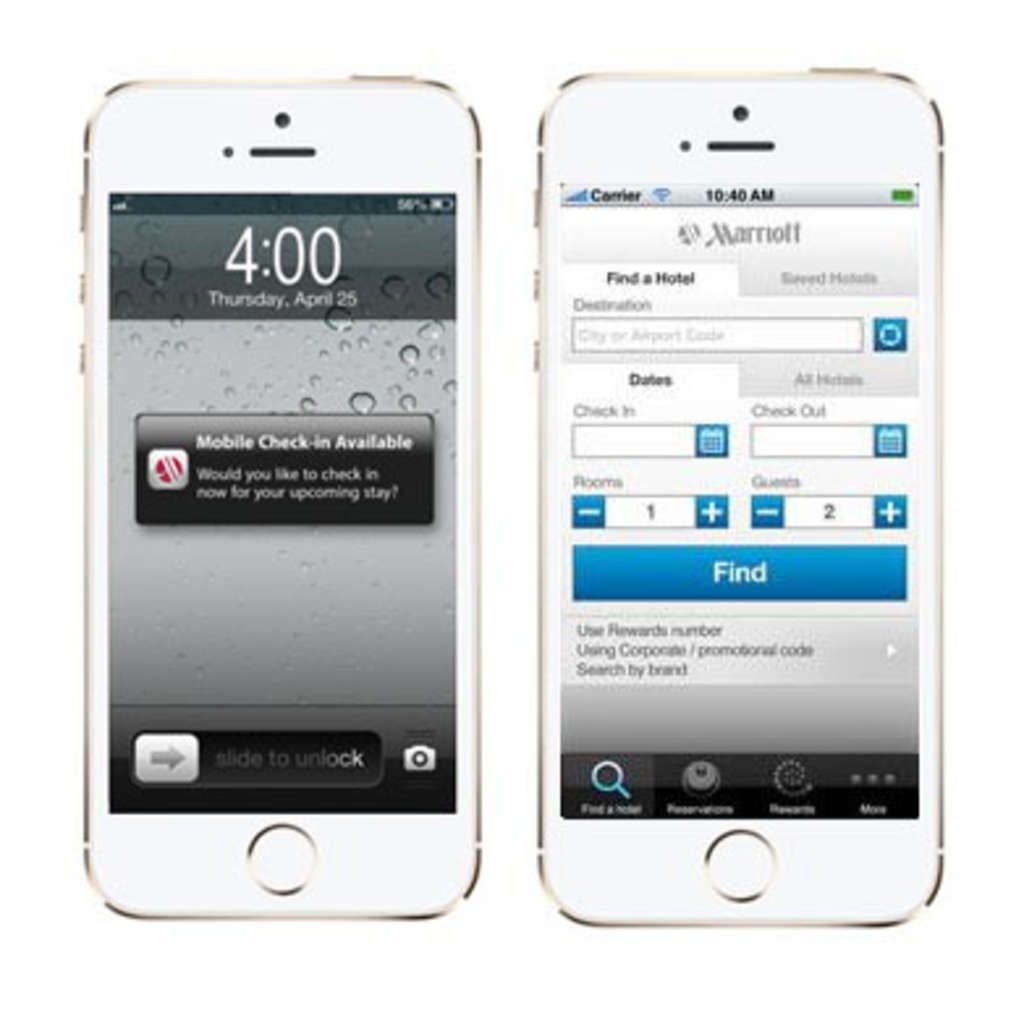 Mobile Check-In Goes Global at Marriott Hotels — Photo by Marriott