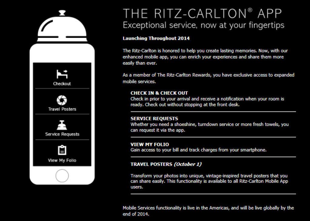 Ritz Carlton Award Chart