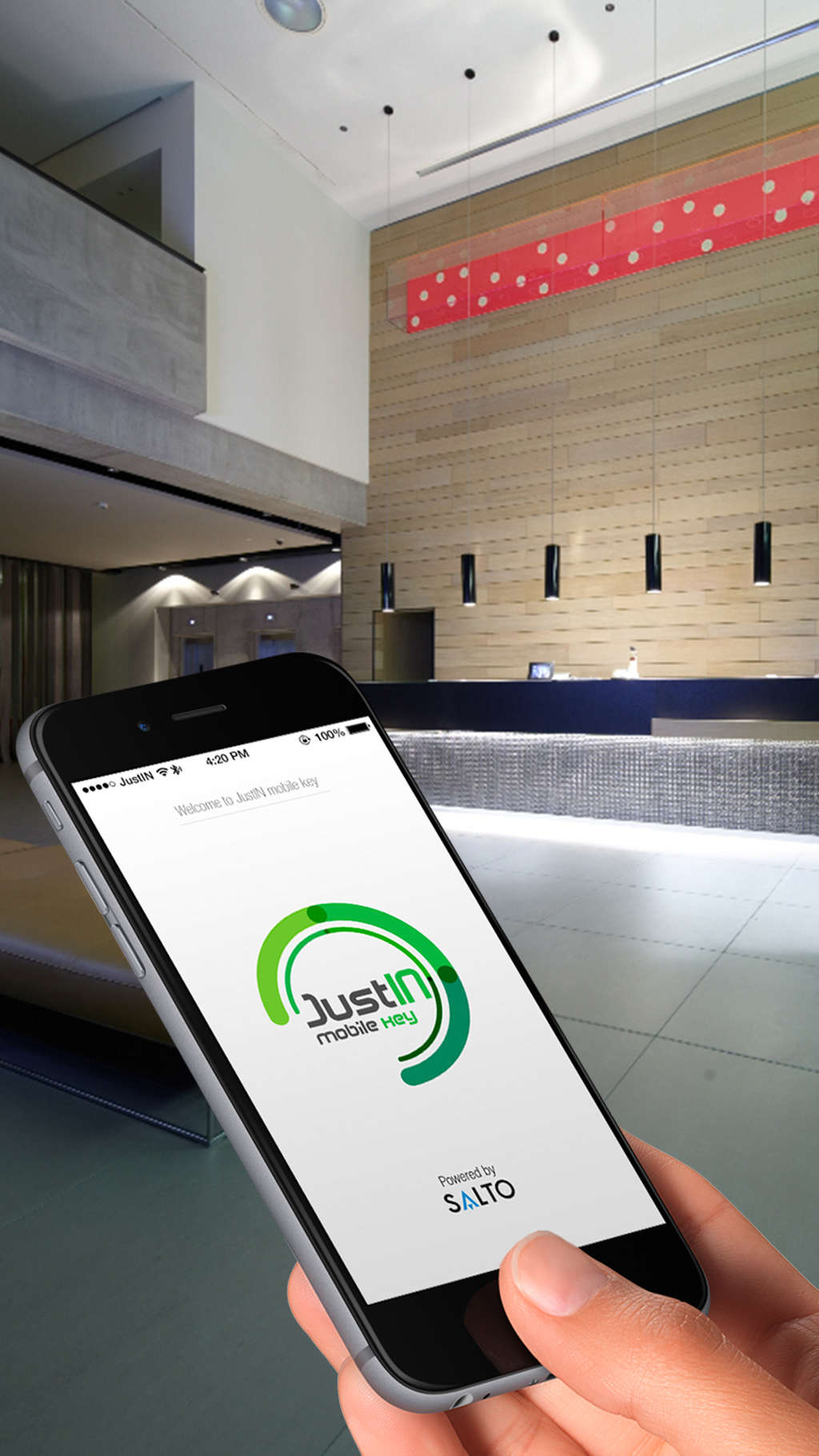 SALTO unveils JustIN a mobile app that allows your smartphone to serve