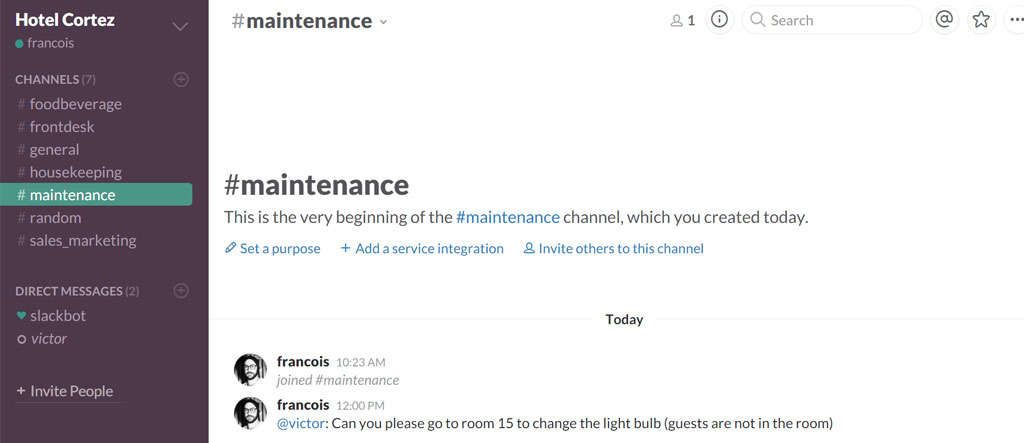 Set up Slack for your hotel — Photo by Base7booking.com