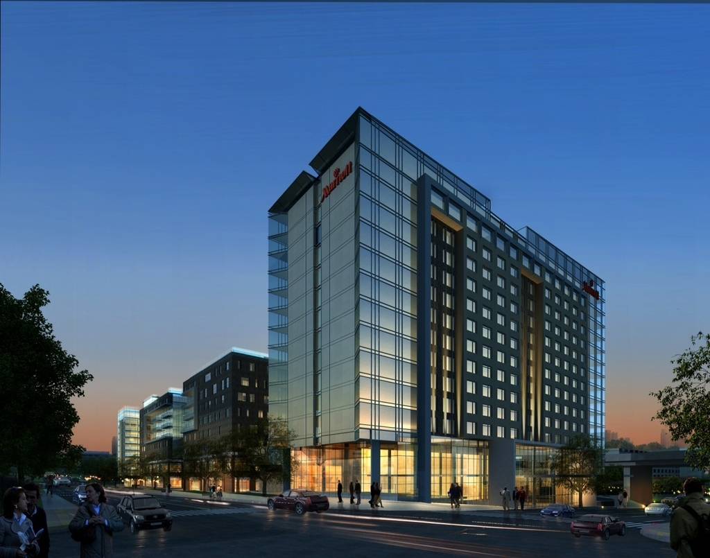 Construction Underway and on Schedule for the New Marriott Capitol District Hotel in Omaha, Neb.
