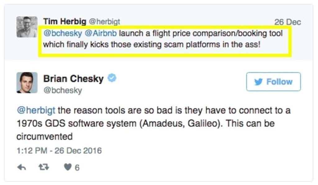 Airbnb's CEO Took to Twitter to Ask His Users for Product Feedback: | By Alex Shashou— Photo by ALICE
