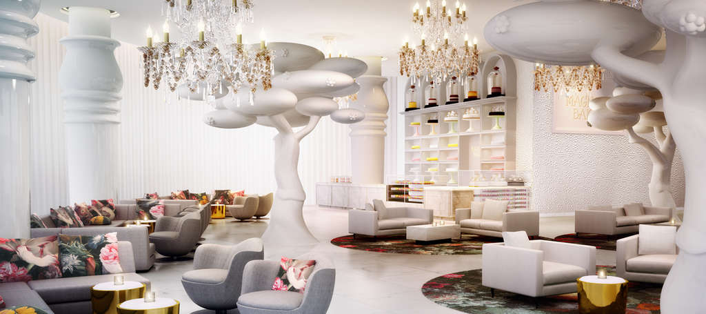 Marcel Wanders' theatrical interiors for Qatar's Mondrian Doha hotel