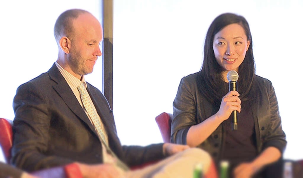 L-R: Arnaud and Junjun Chen Bertrand. — Photo by EHL