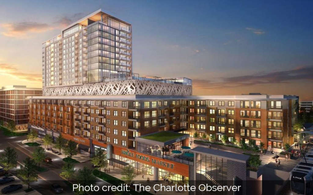 Rendering of Crescent Stonewall Station— Photo by HVS