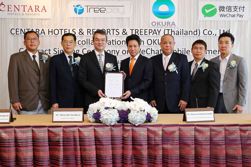 Centara signs agreement with TreePay for mobile payment solution