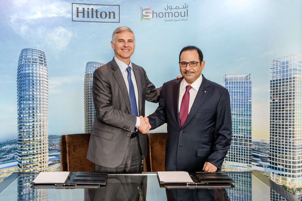 Partnership Signed Between Hilton And Shomoul Company To Develop