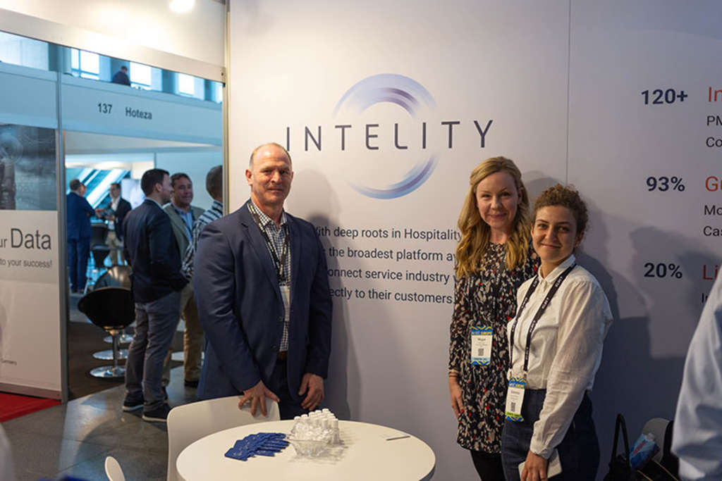 Team INTELITY at HITEC Europe 2019 — Photo by Hospitality Net