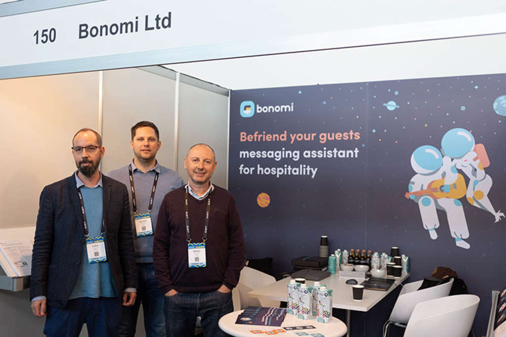 Team Bonomi at HITEC Europe 2019 — Photo by Hospitality Net