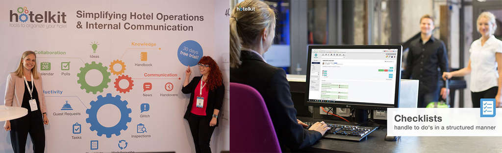 Team hotelkit at HITEC Europe 2019 — Photo by Hospitality Net