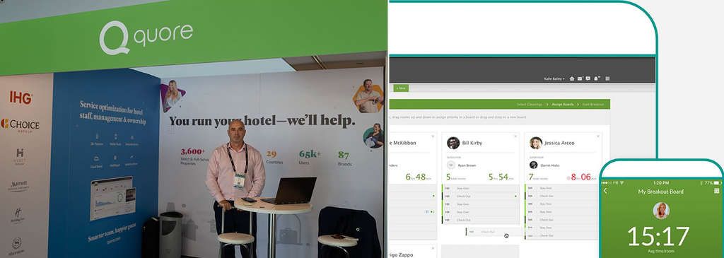 Eric Lunt at HITEC Europe 2019 — Photo by Hospitality Net