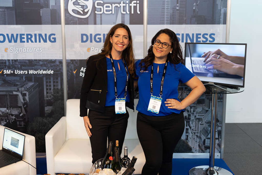 Team Sertifi at HITEC Europe 2019 — Photo by Hospitality Net
