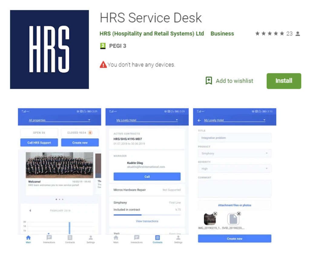 Global Launch Of The Hrs Service Desk Mobile Application
