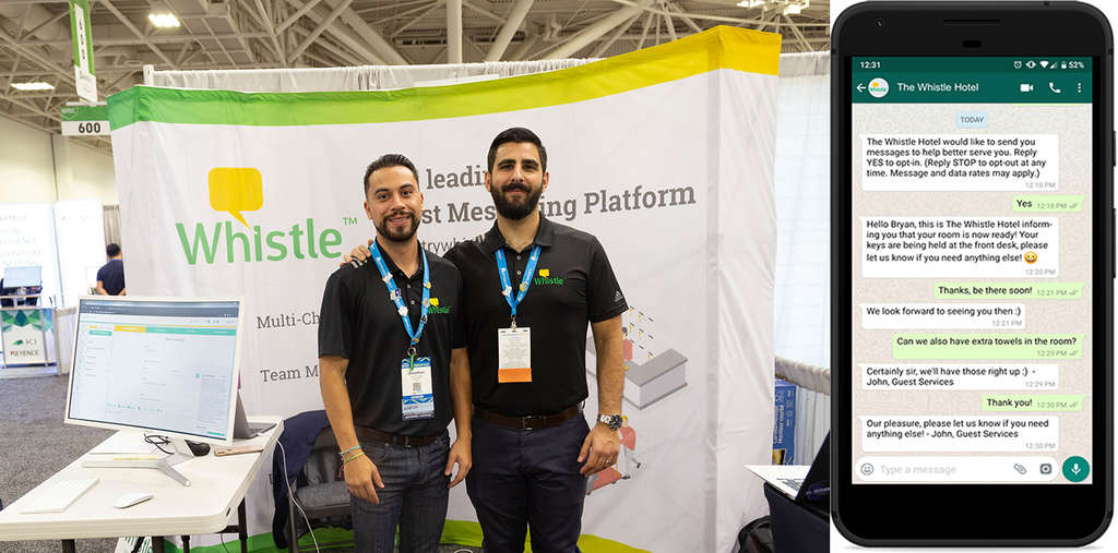 Team Whistle at HITEC Minneapolis — Photo by Hospitality Net