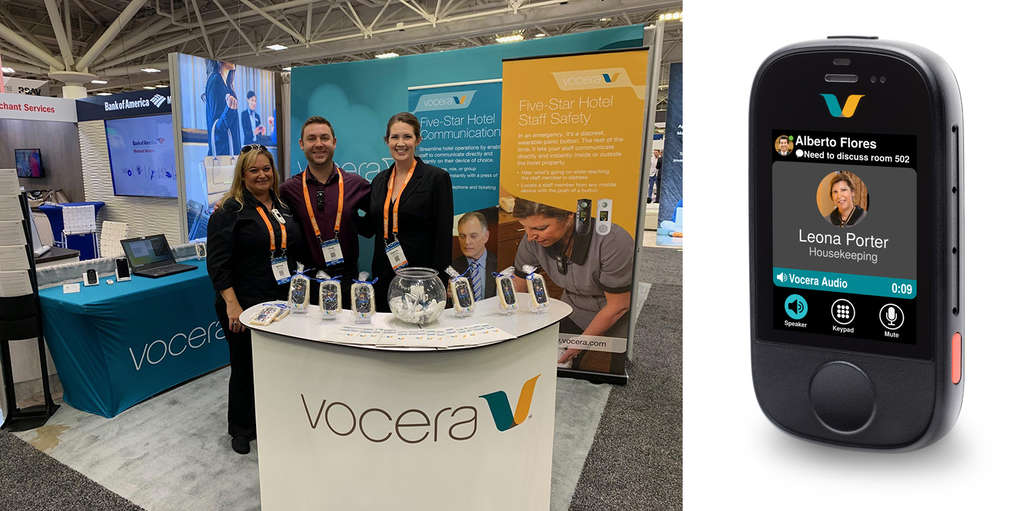 Team Vocera Communications at HITEC Minneapolis — Photo by Hospitality Net