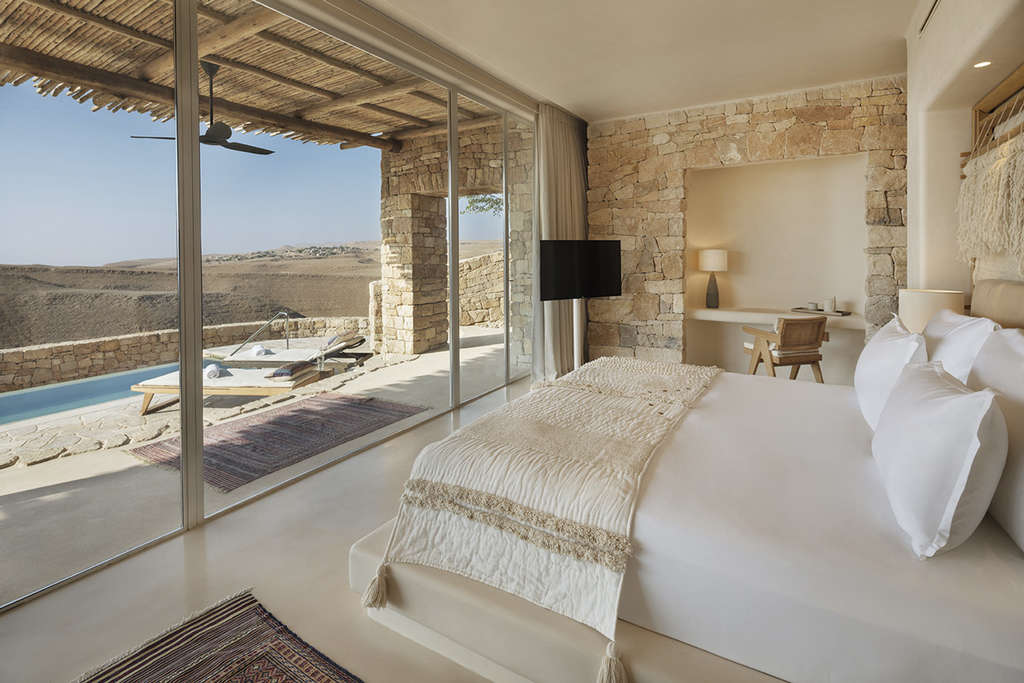 Αποτέλεσμα εικόνας για First glimpse of the Desert Colors and Dunescape at Six Senses Shaharut in Israel