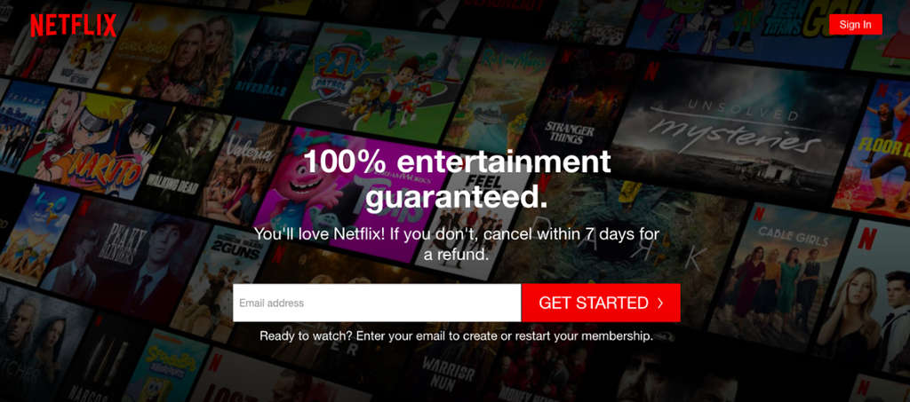 Netflix has a crystal-clear customer value proposition — Photo by The Hotels Network