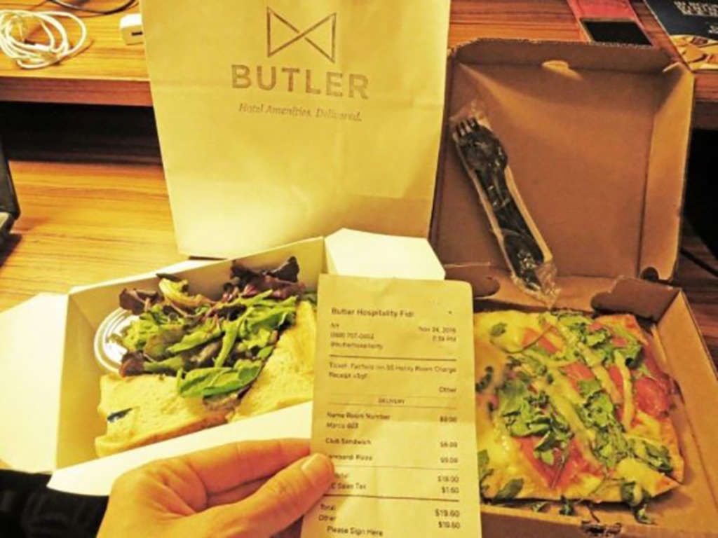 Exhibit 3: Butler Hospitality In-room dining Meal — Photo by Northern Arizona University