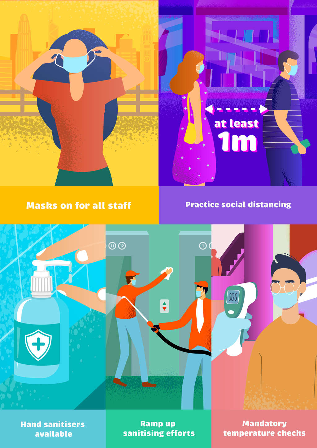 Hong Kong has led the way in raising levels of hygiene and safety since the COVID-19 outbreak first began with the public sector, citizens, and businesses working tirelessly together to promote social distancing, mandatory face masks, regular hand sanitizing, and temperature checks.

— Source: Hong Kong Tourism Board