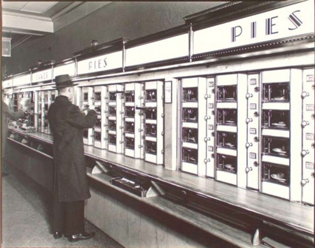 Figure 1: Horn & Hardart Automat 1930’s— Source: Northern Arizona University