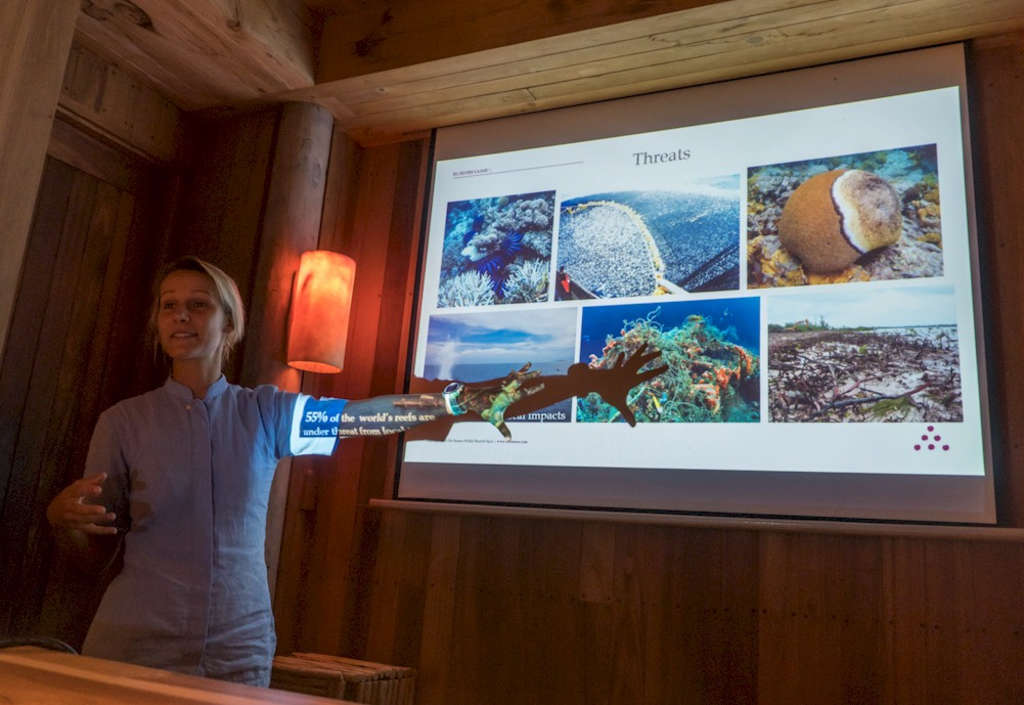Marine conservation education for Guests at Six Senses Laamu, Maldives

— Photo by Six Senses