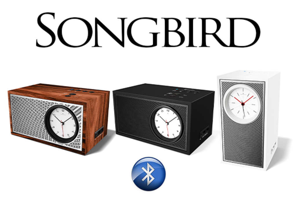 SONGBIRD Bluetooth Speaker & Analogue Alarm Clock