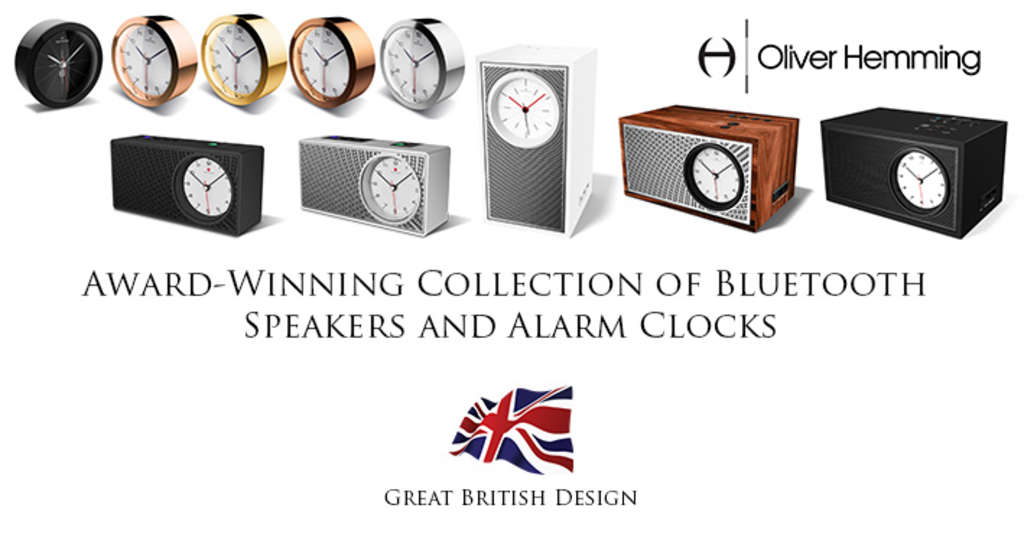 Introducing The Oliver Hemming Collection AwardWinning Luxury Alarm