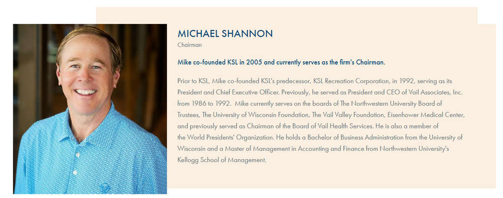 KSL Capital Partners Chairman Michael Shannon Awarded ALIS Lifetime Achievement Award— Source: KSL Capital Partners, LLC