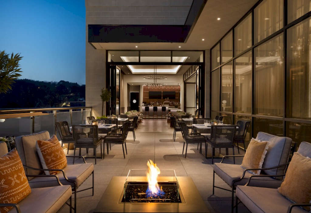 Stunning views of downtown Homewood, Alabama from the Valley Hotel's Terrace Bar.
 — Photo by Valor Hospitality