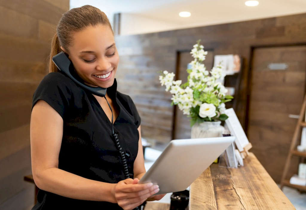 Many solutions automate tasks and free up more time for staff to help guests.

 — Photo by Agilysys