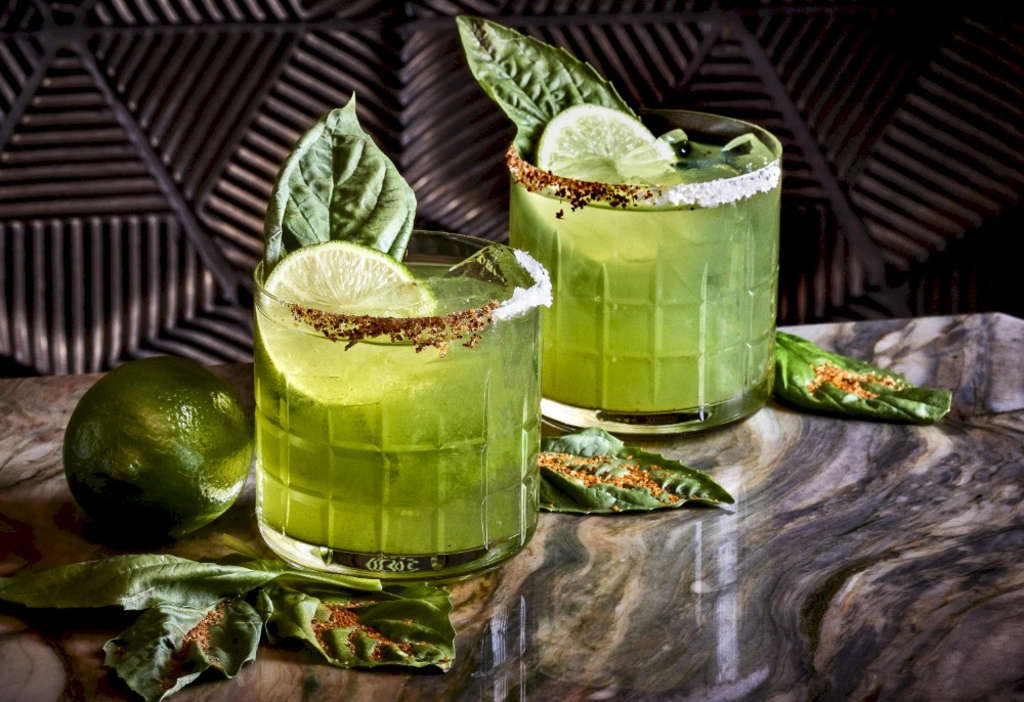 Parkestry's signature cocktail, Prosperaty using seed-to-table garnishes— Photo by Marriott