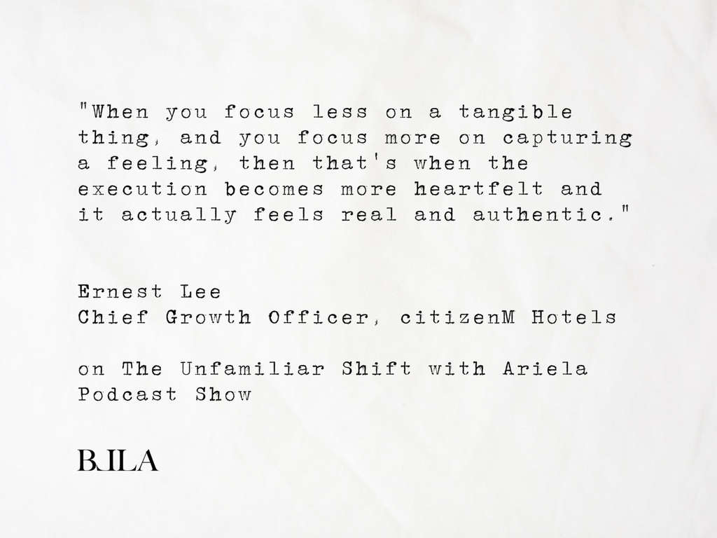 Affordable Luxury with Ernest Lee— Source: BLLA