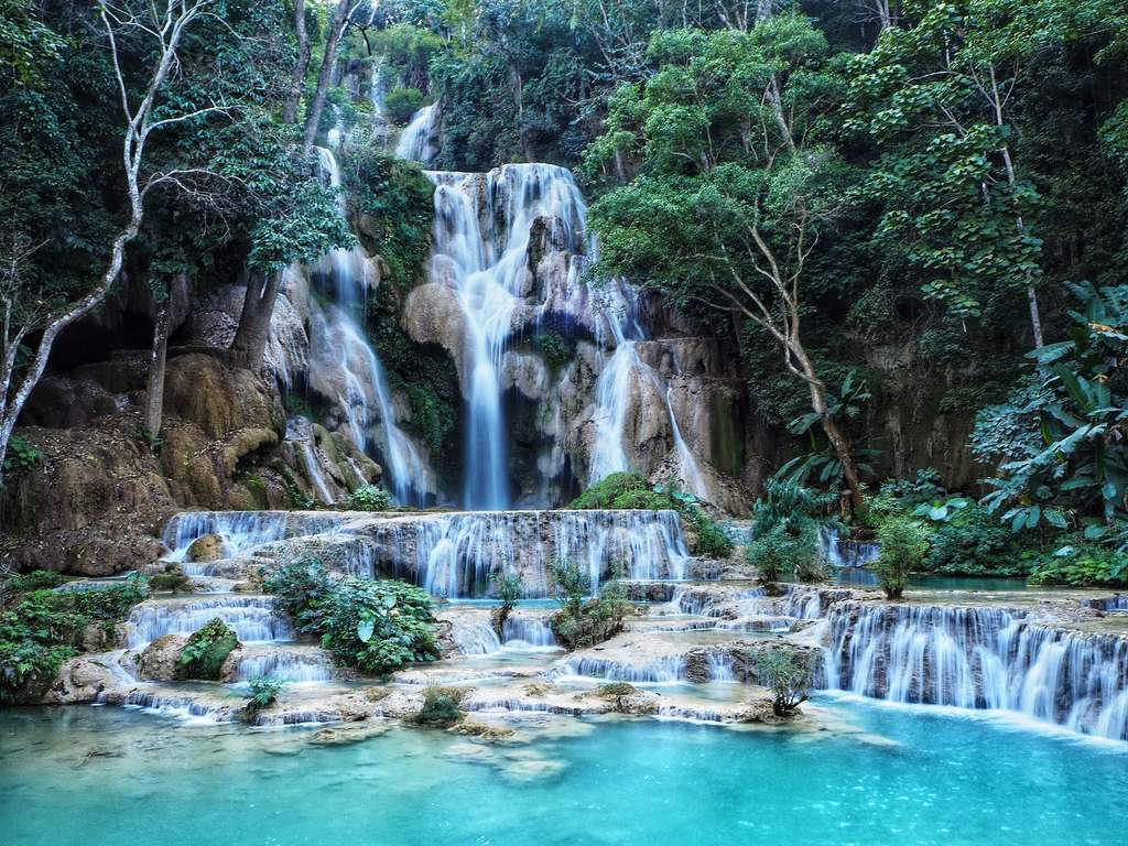 Kuang Si Waterfall, Laos — Simone Fischer on Unsplash