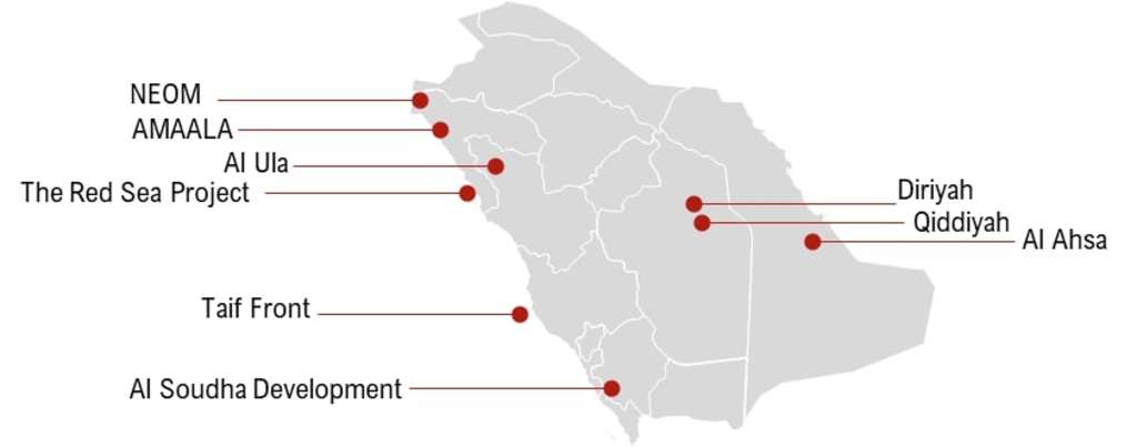 Saudi Arabia’s Mega Projects— Photo by HVS