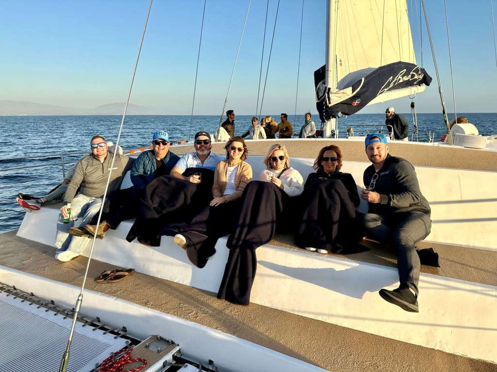 Geronimo team enjoying some team bonding time in sunny California! — Photo by BLLA