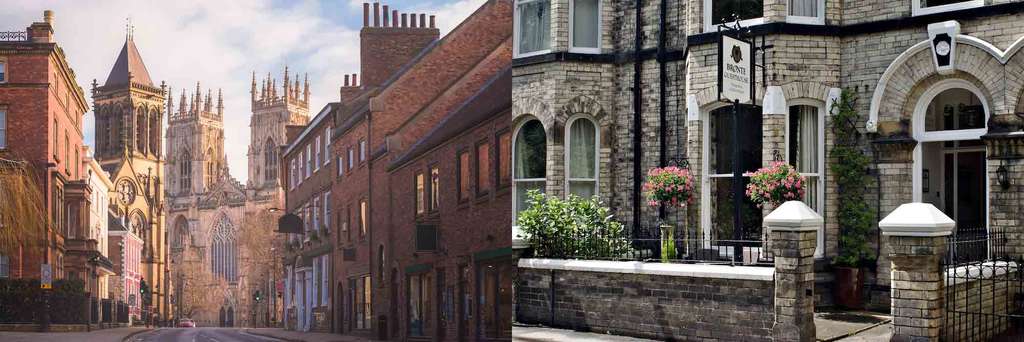 (l)York UK - (r)Bronte Guest House — Photo by Booking.com