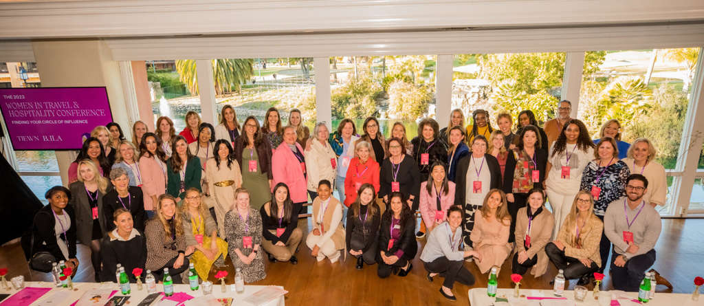 Attendees gather for a group photo at the March 2-3 conference by TIEWN & BLLA. — Photo by BLLA