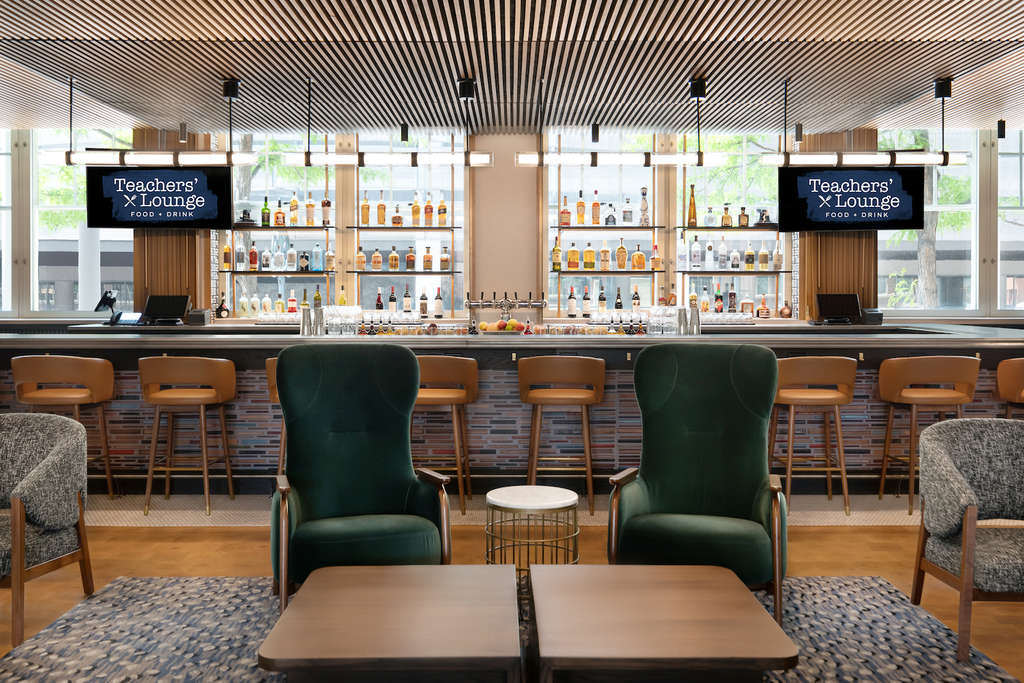 Teachers’ Lounge Food + Drink features literary-inspired cocktails and regionally sourced ingredients— Photo by Hilton