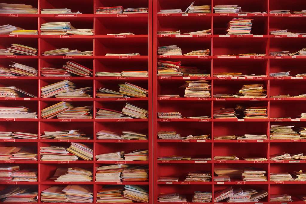 Santa’s Official Post Office is expected to receive over 30,000 letters daily from children and adults around the world. — Photo by Airbnb