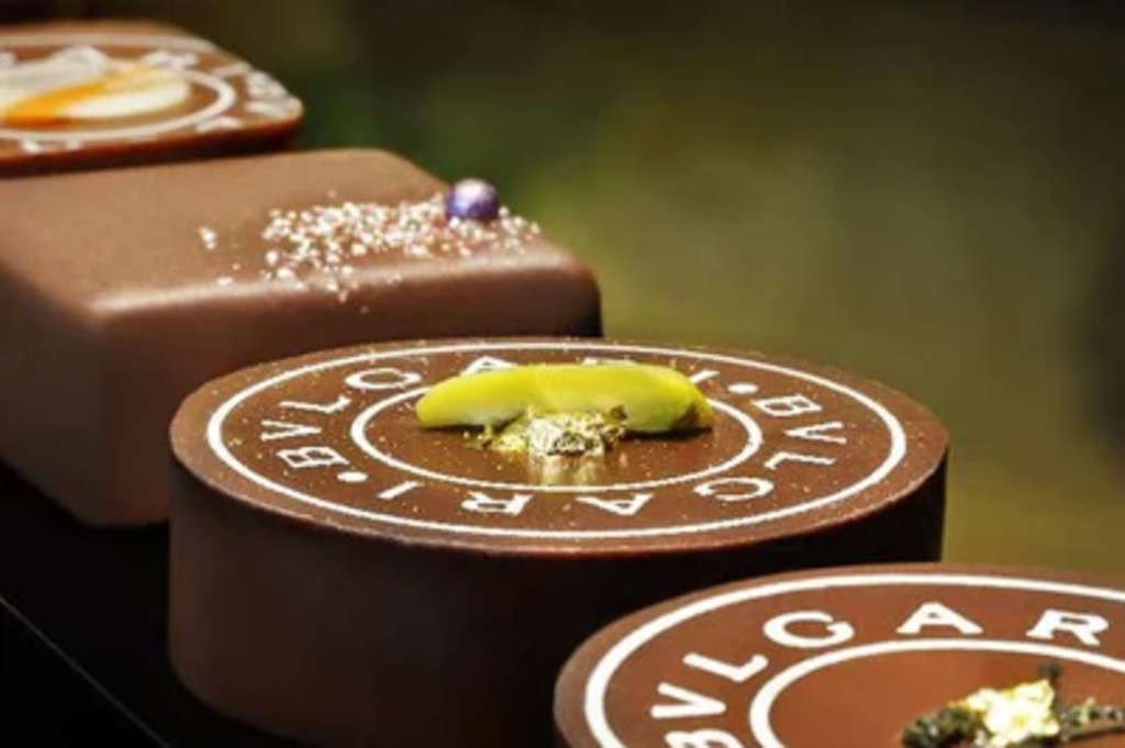 Chocolate gems at Il Cioccolao, Bvlgari Resort, Dubai— Source: courtesy Bvlgari Hotels & Resorts