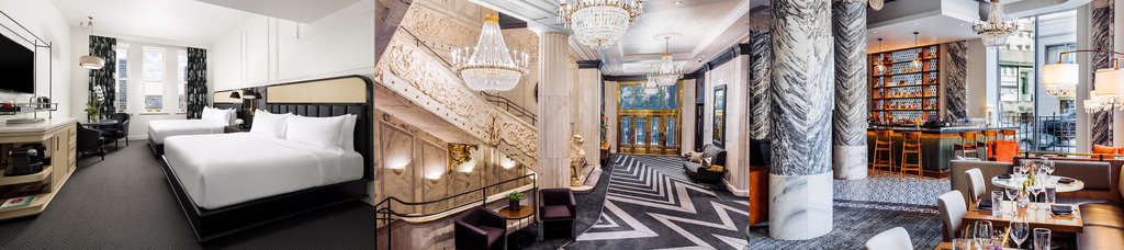 The Candler Hotel Atlanta, Curio Collection by Hilton - Guest Room, Lobby and By George restaurant — Photo by Hilton